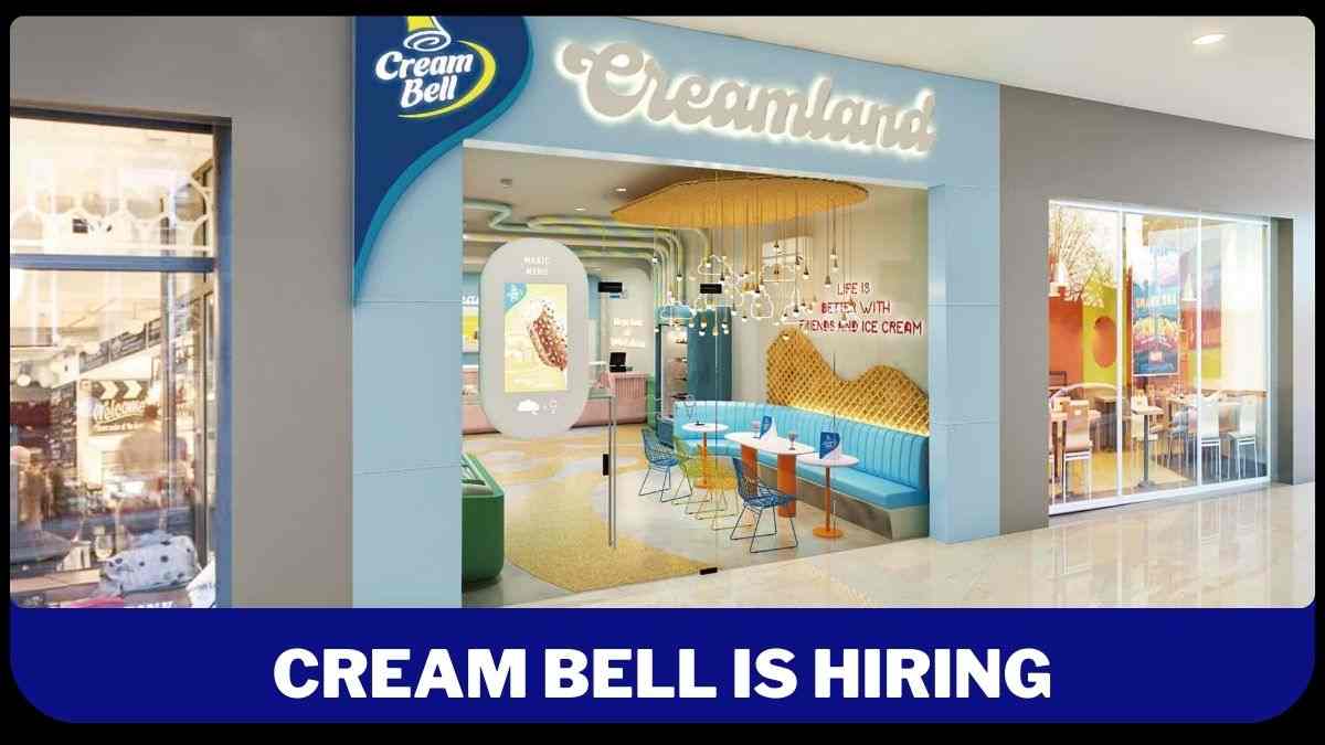 Cream Bell Recruitment 2024