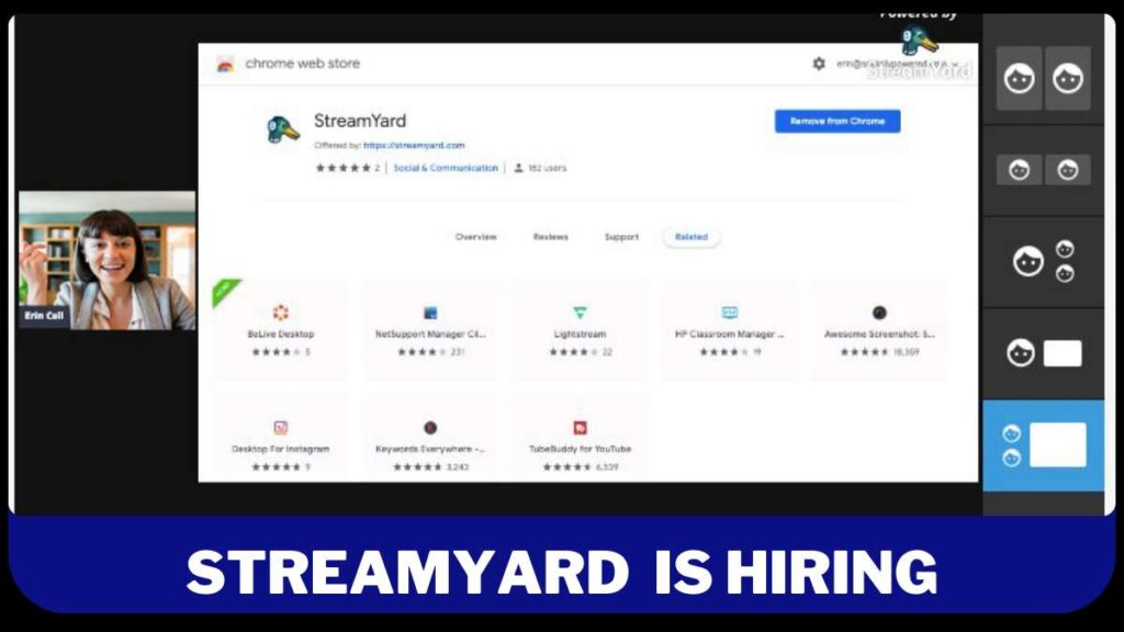StreamYard- Remote Work From Home