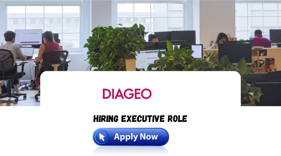 Diageo Recruitment 2024 |Executive | Apply Now