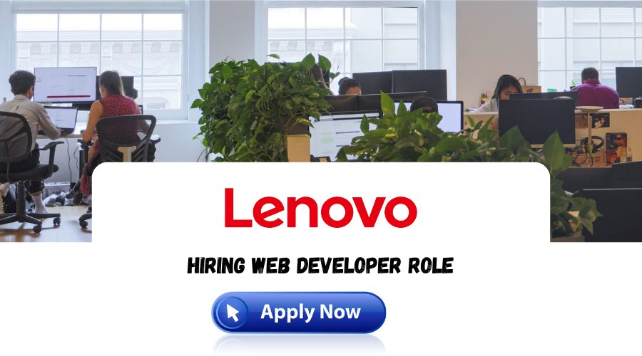 Lenovo Recruitment 2024