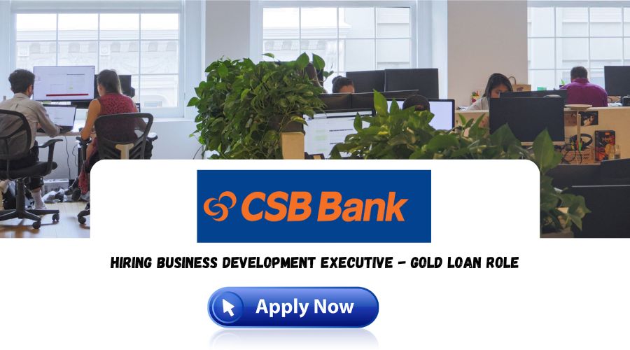 CSB Bank Off Campus freshers 2024