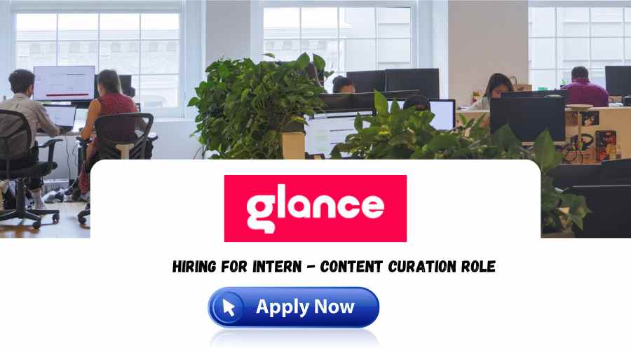 Glance Recruitment 2024 Drive